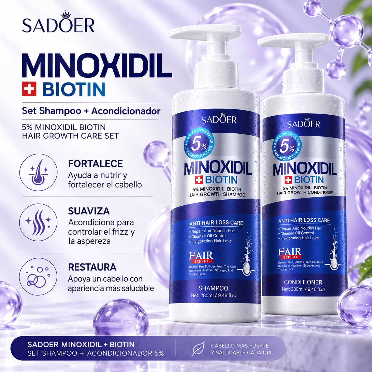 Dúo Capilar Minoxidil 5%